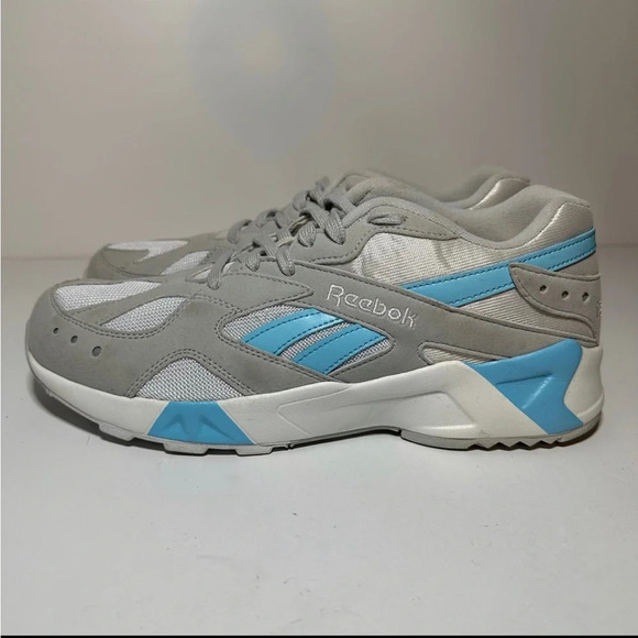 Reebok Aztrek Mens Shoes Size 10 Low Top (Skull Grey/White/Digital) (61 box 8) - Picture 1 of 9